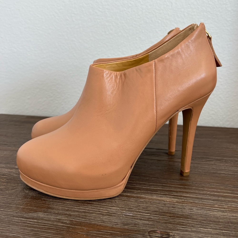 Nine West Navajoe-LR Leather Ankle Caramel